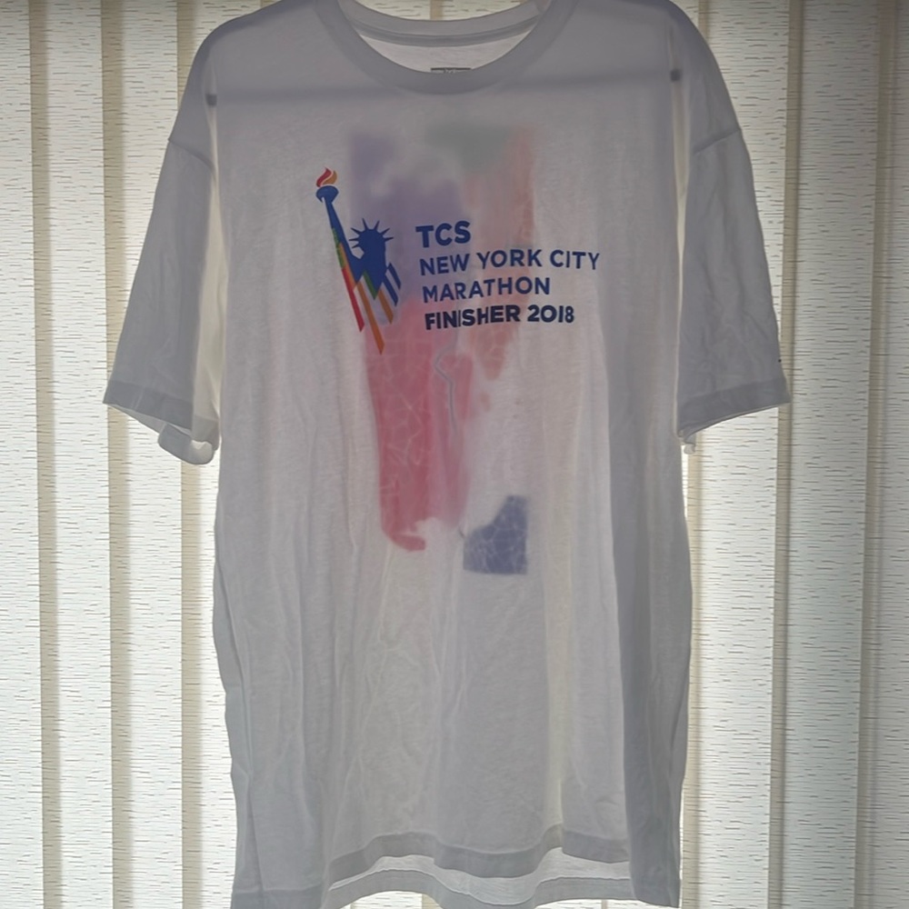 2018 New Balance NYRR New York City Marathon Men’s XL Finishers T-Shirt New